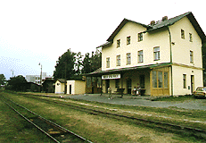 stanice zkokolejn eleznice v Nov Bystici